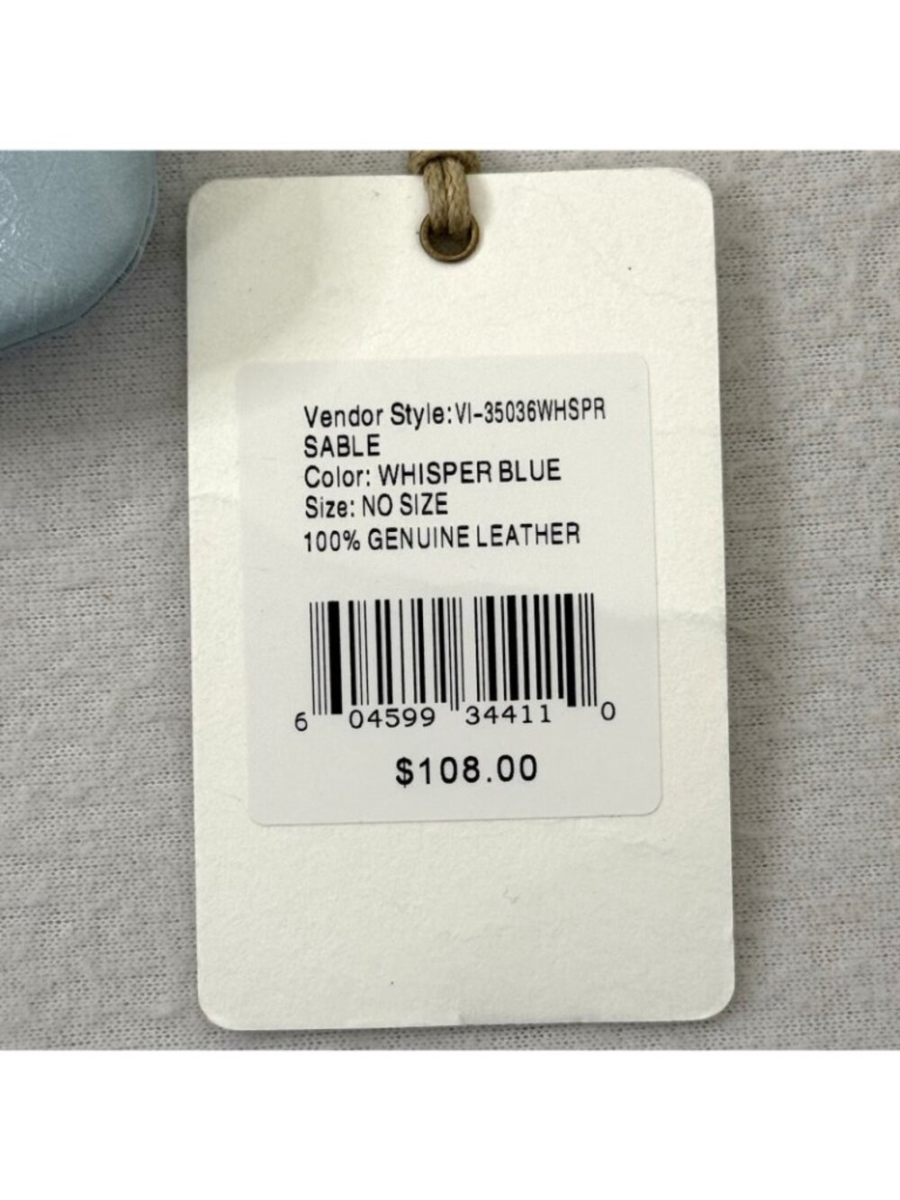 HOBO Wristlet Clutch Leather Purse Whisper Blue Style VI-35036WHSPR Sable NEW - Picture 11 of 11